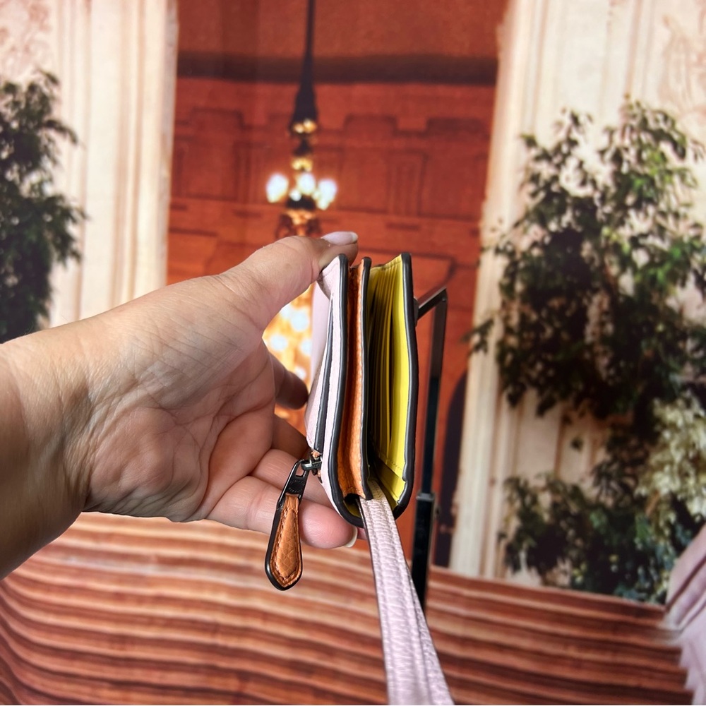 Coach Slim Wallet In Colorblock - Picture 10 of 11